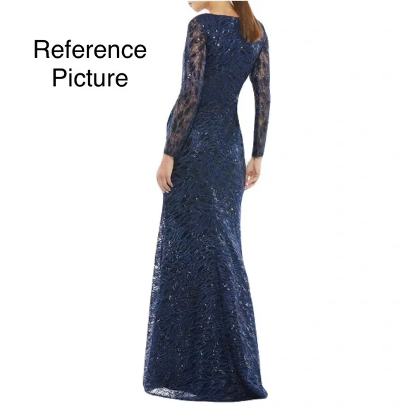 Lillie Rubin Floral Beaded Gown - Picture 6 of 17